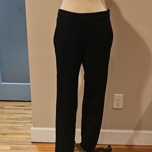 Theory Black And Blue Straight Leg Women's Pants